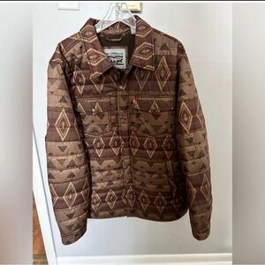2XL Levi Strauss Aztec Puffer Jacket